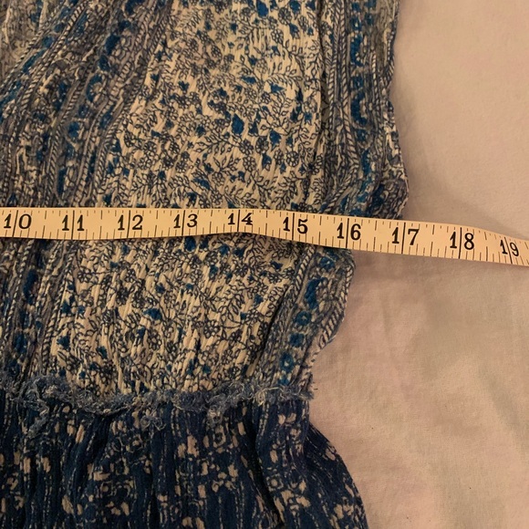 Free People Arizona blue floral romper (M) - Picture 8 of 8